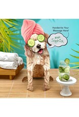 FreshCut Paper Pop Up Pet Cards | Poodle Pop-Up Card