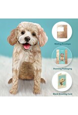 FreshCut Paper Pop Up Pet Cards | Poodle Pop-Up Card