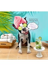 FreshCut Paper Pop Up Pet Cards | Boston Terrier Retriever Pop-Up Card