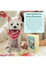 FreshCut Paper Pop Up Pet Cards | Westie Retriever Pop-Up Card