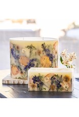 Rosy Rings Vanilla Rain 3 Wick Brick Botanical Candle 9.5Lx4H