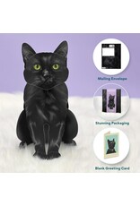FreshCut Paper Pop Up Pet Cards | Black Cat Pop-Up Card
