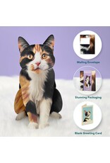 FreshCut Paper Pop Up Pet Cards | Calico Cat Pop-Up Card FreshCut Paper Pop Up Pet Cards | Calico Cat Pop-Up Card