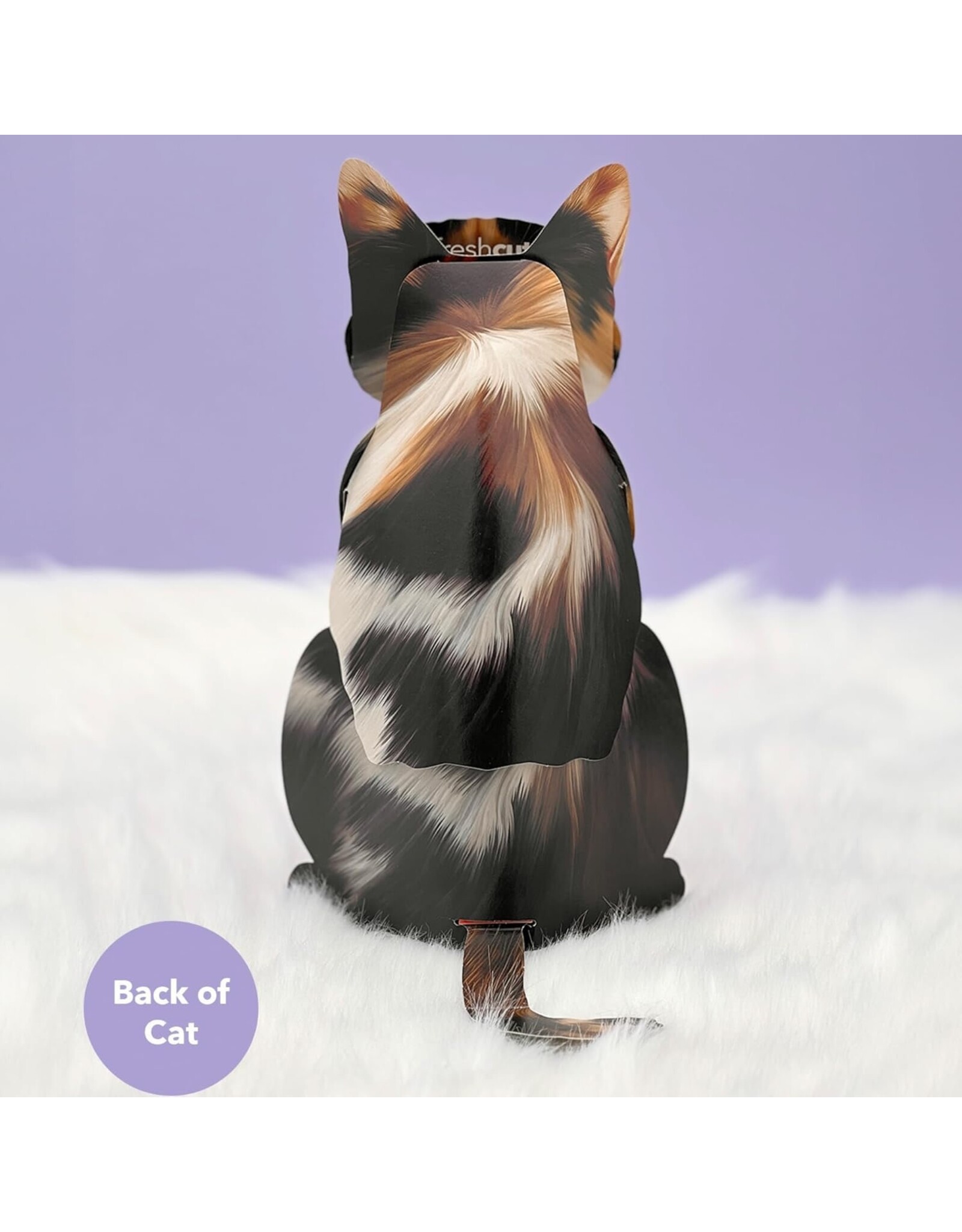 FreshCut Paper Pop Up Pet Cards | Calico Cat Pop-Up Card