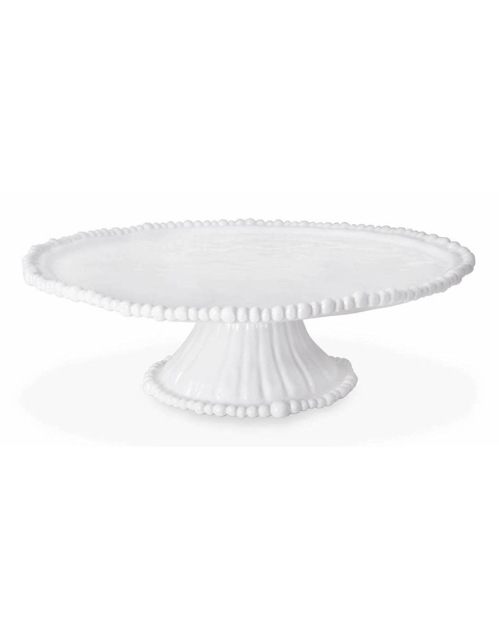 Beatriz Ball VIDA Alegria Pedestal Cake Plate To Dip Set White Melamine