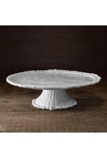 Beatriz Ball VIDA Alegria Pedestal Cake Plate To Dip Set White Melamine