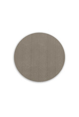 Beatriz Ball Croc Reversible Round Placemats Set of 4 Salmon Taupe
