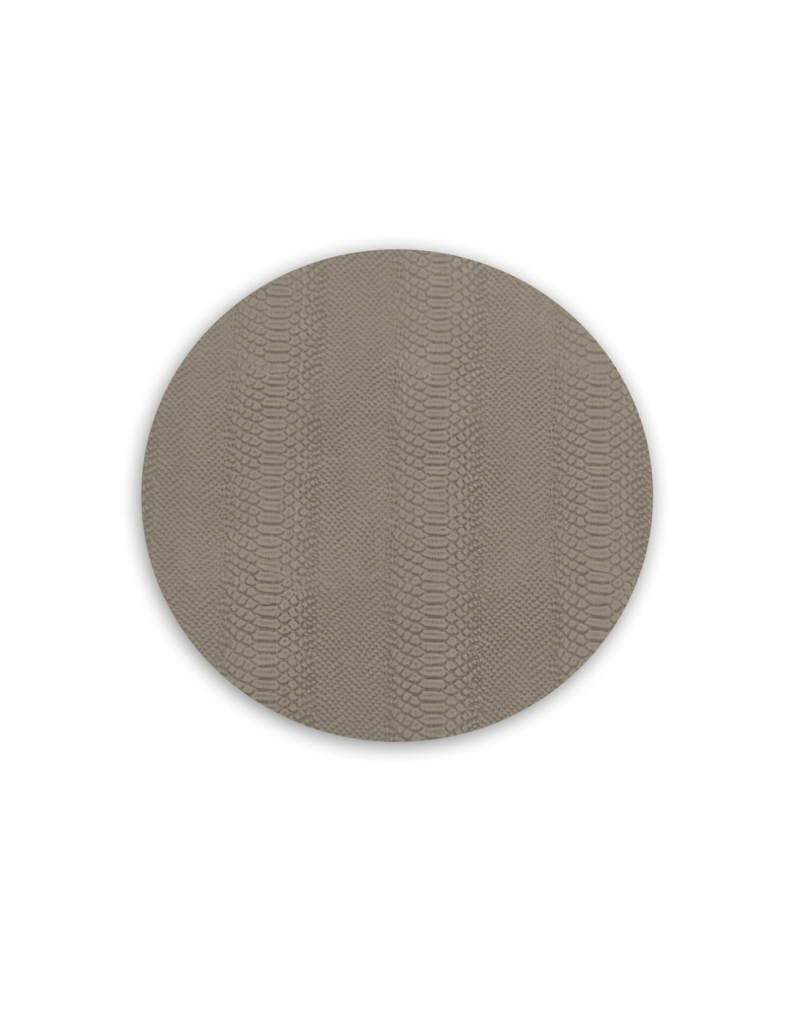Beatriz Ball Croc Reversible Round Placemats Set of 4 Salmon Taupe