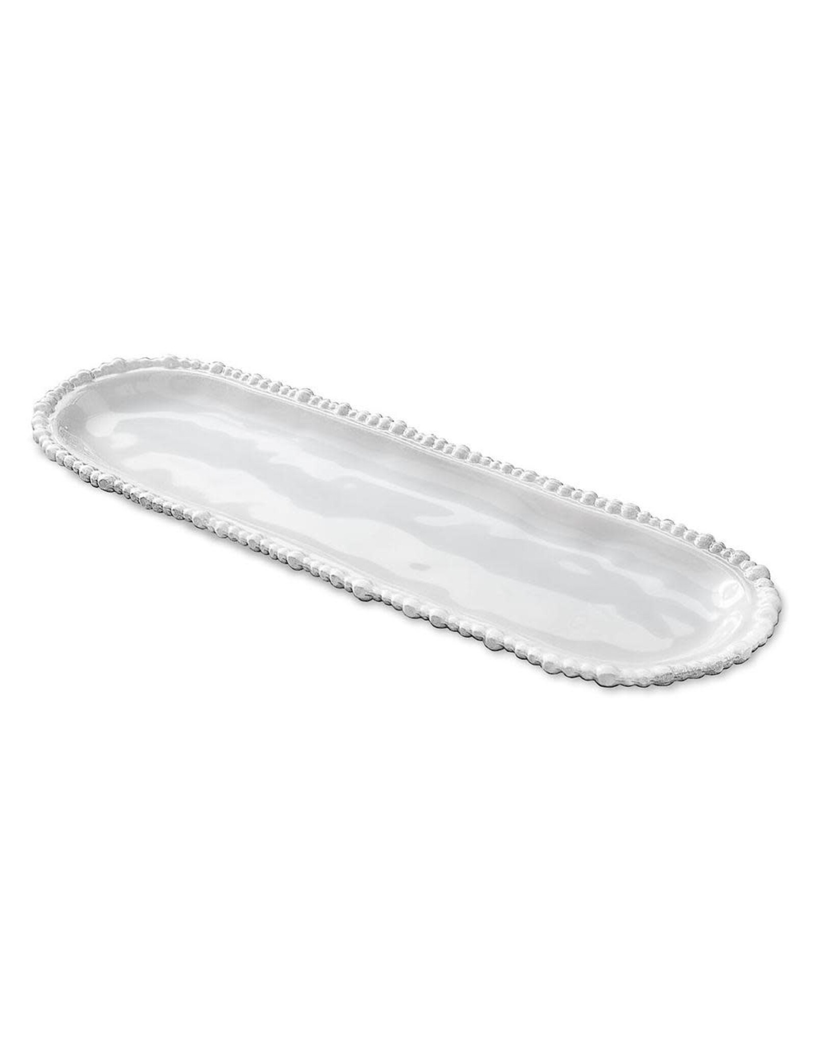 Beatriz Ball VIDA Alegria Baguette Platter White Medium 17.5 x 5.5