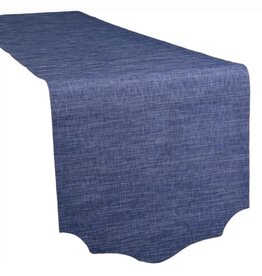 Beatriz Ball Woven Table Runner 108 x 18 Inch | Navy