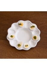 Beatriz Ball VIDA Alegria Deviled Egg Platter | White Melamine
