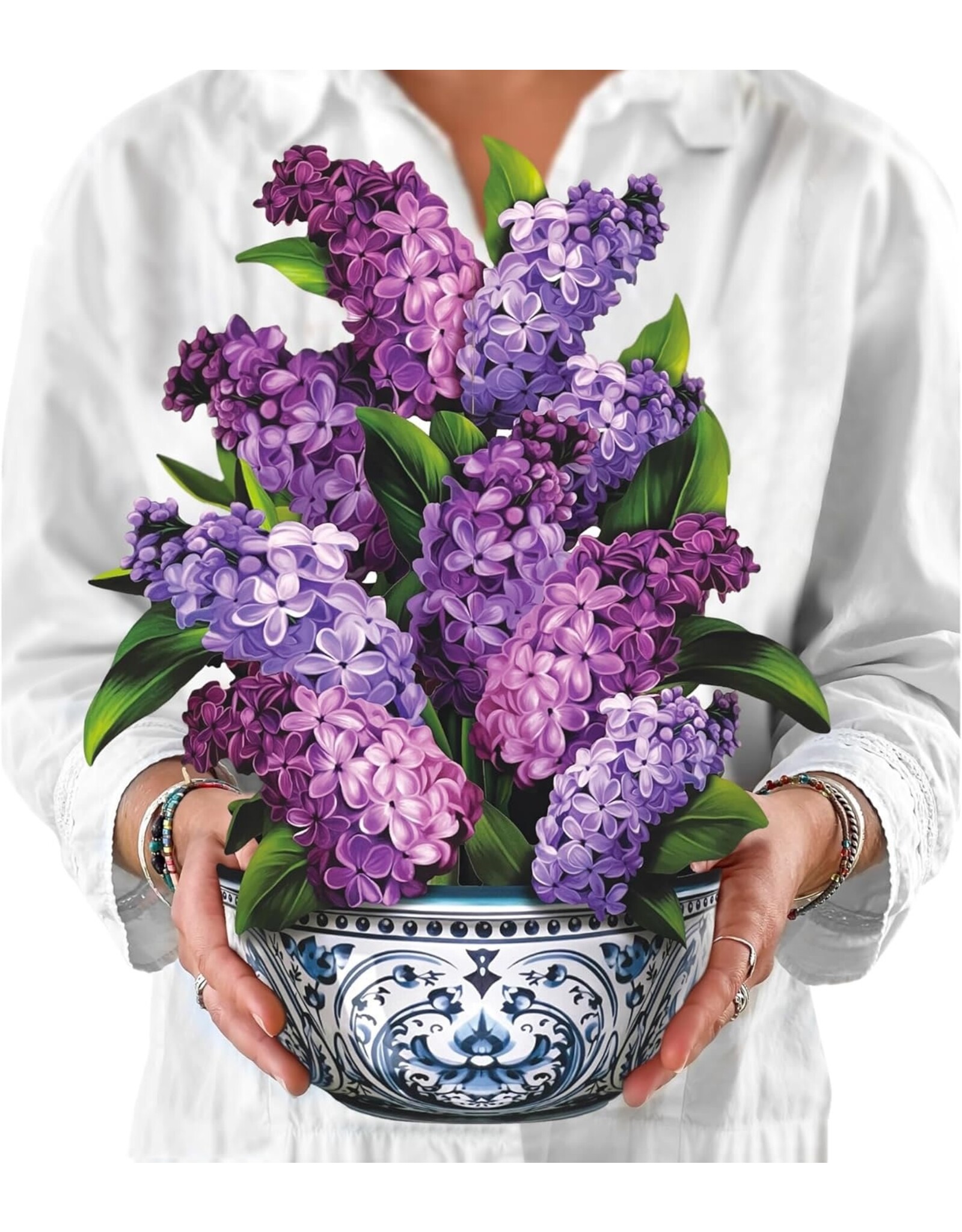 FreshCut Paper Pop Up Cards | Garden Lilacs Pop-Up Card