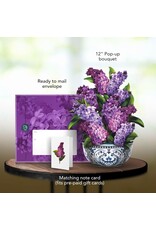 FreshCut Paper Pop Up Cards | Garden Lilacs Pop-Up Card