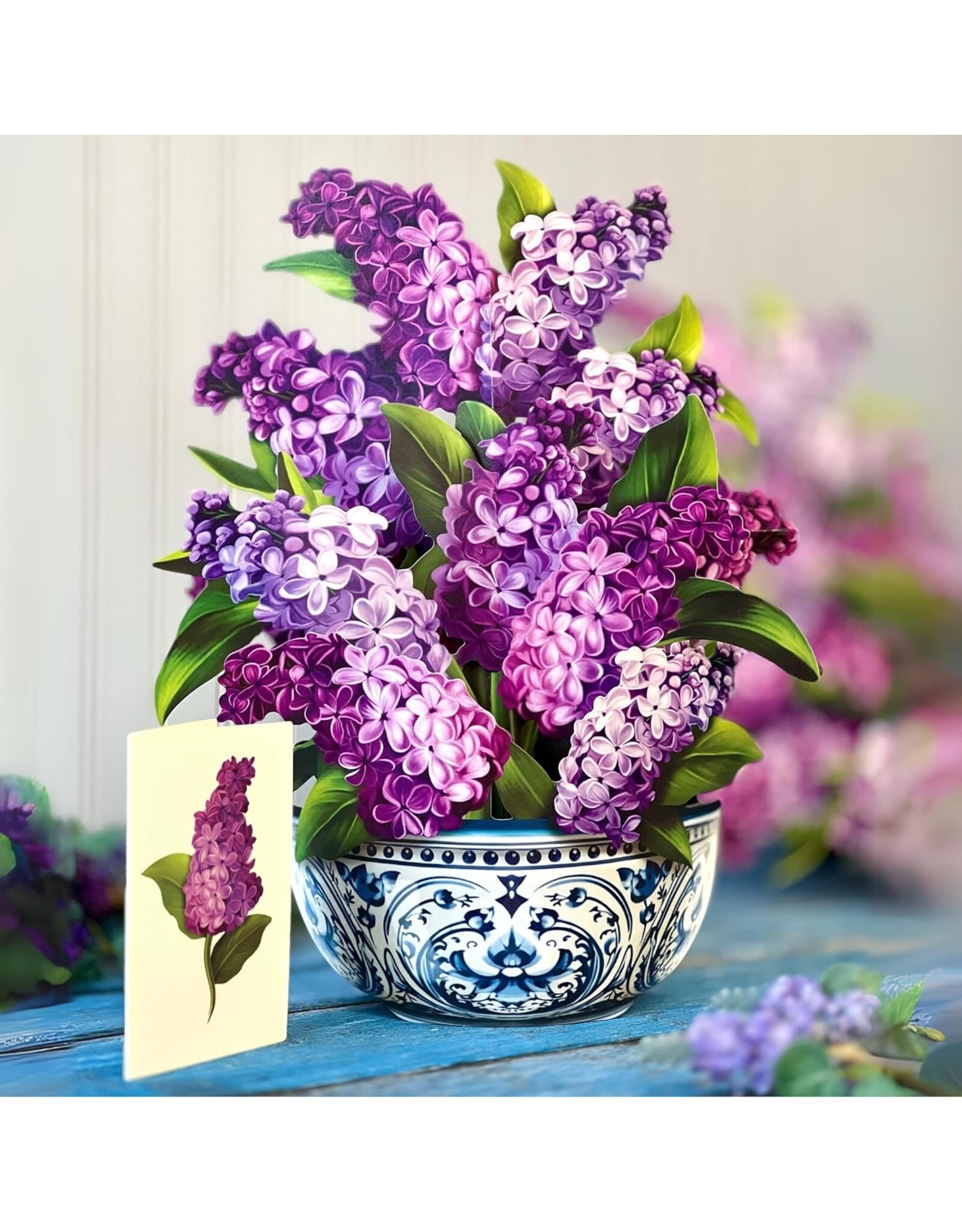 FreshCut Paper Pop Up Cards | Garden Lilacs Pop-Up Card