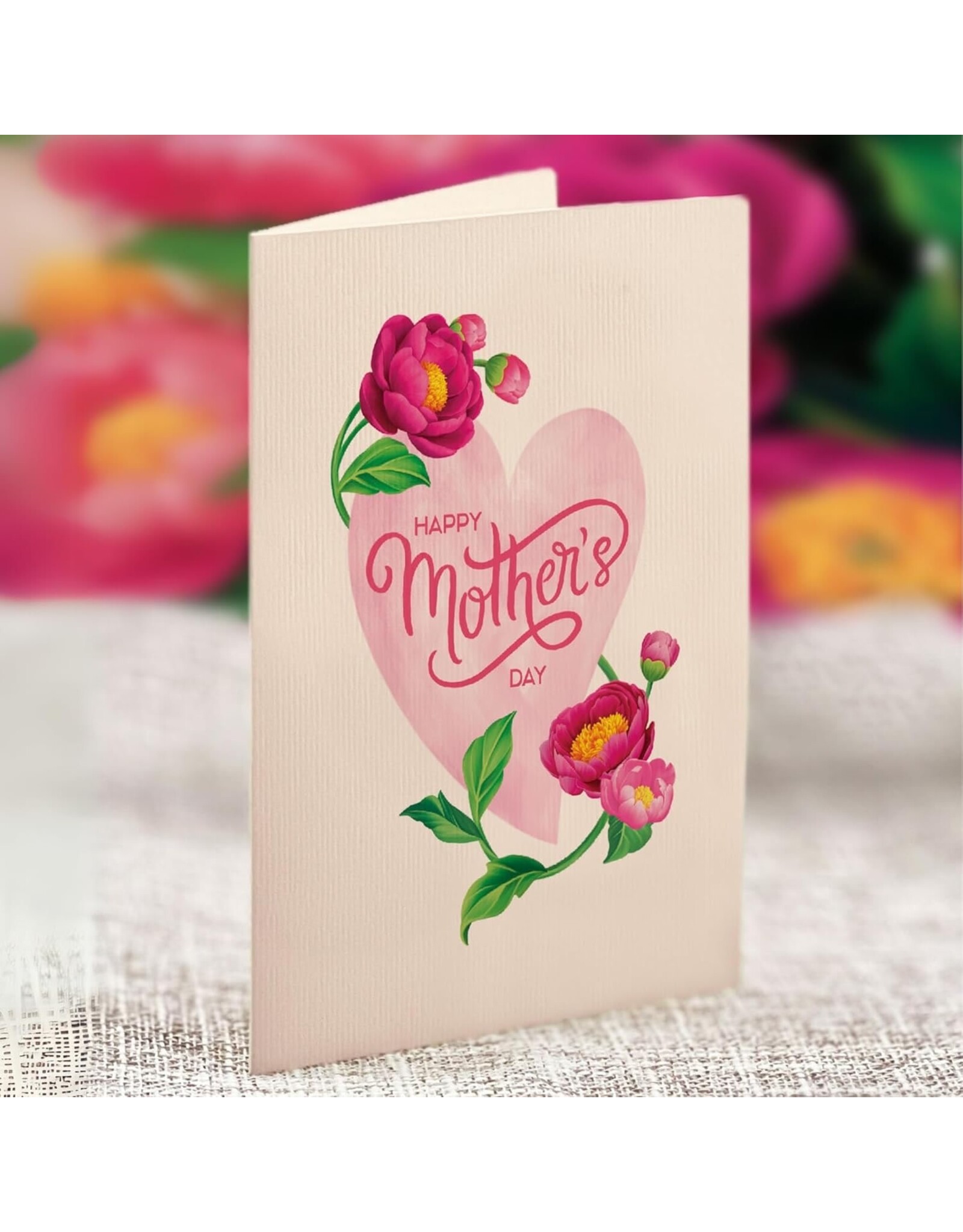 FreshCut Paper Pop Up Flowers Mother's Day Cards Grande Peony Paradise