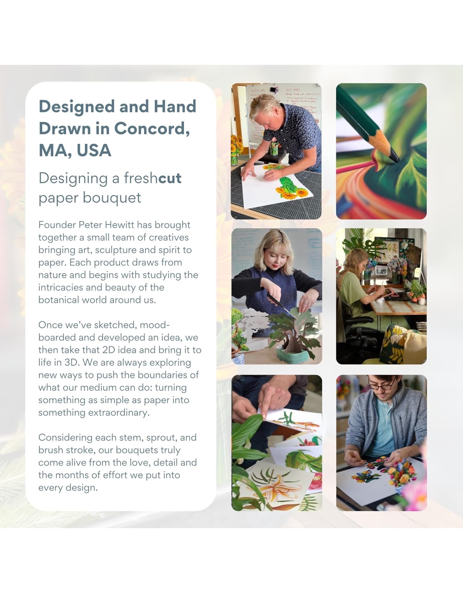 FreshCut Paper Pop Up Flowers Mother's Day Cards Grande Peony Paradise