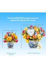FreshCut Paper Pop Up Flowers Mother's Day Cards Grande Sorbet Roses