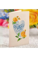 FreshCut Paper Pop Up Flowers Mother's Day Cards Grande Sorbet Roses