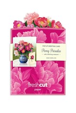 FreshCut Paper Pop Up Flowers Mother's Day Cards Mini Peony Paradise