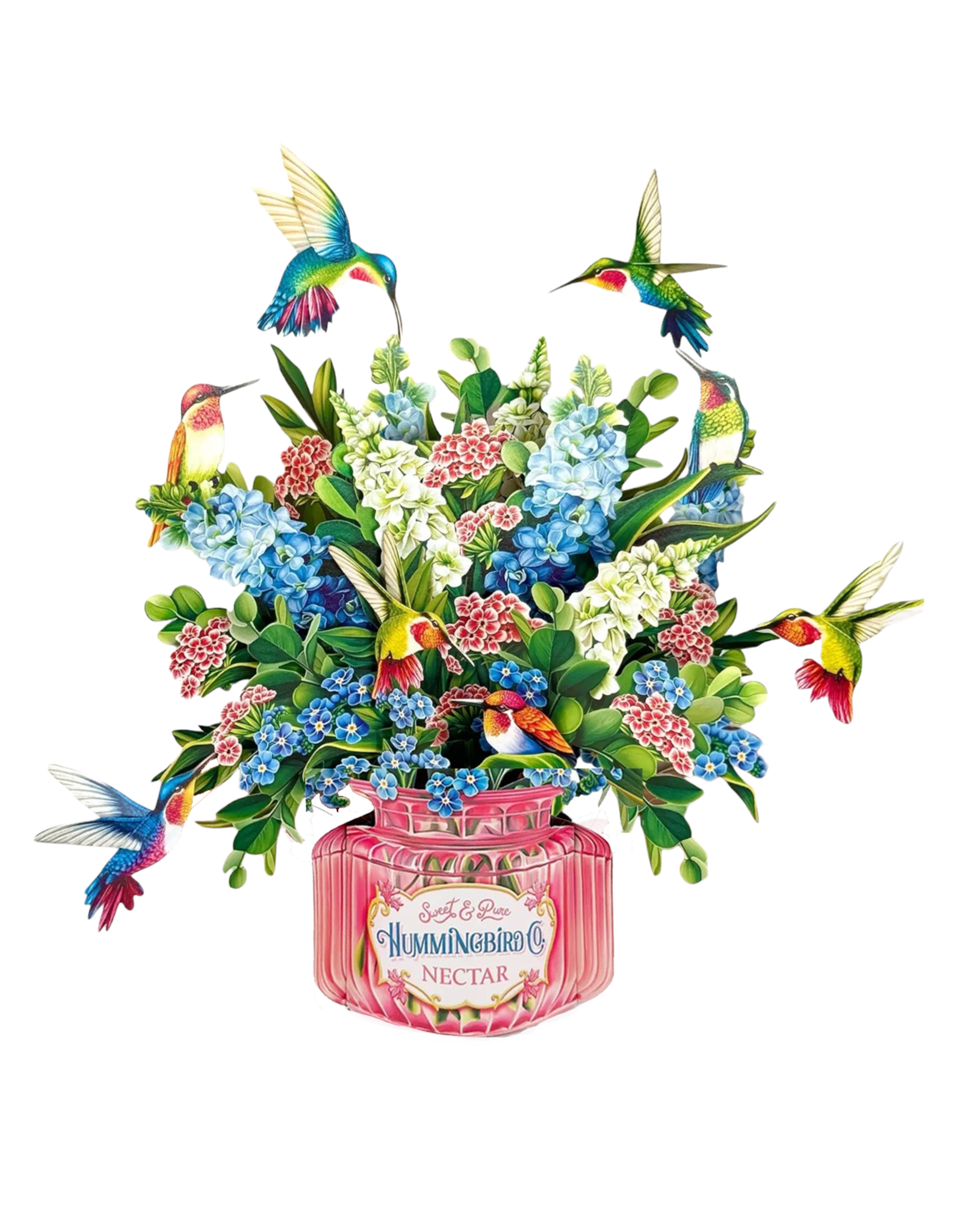FreshCut Paper Pop Up Cards | Hummingbird Oasis Pop-Up Card