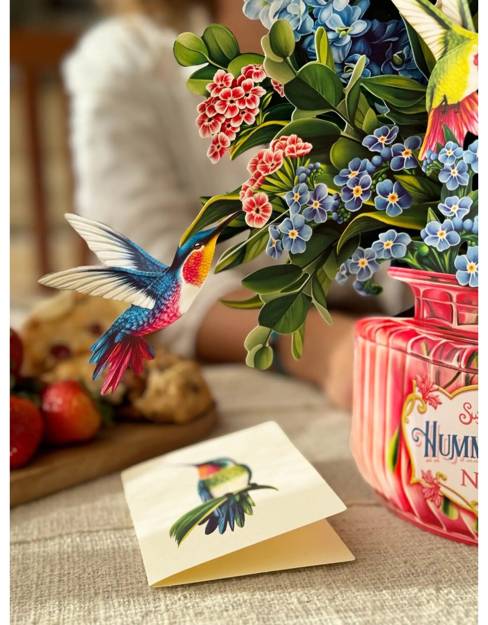 FreshCut Paper Pop Up Cards | Hummingbird Oasis Pop-Up Card