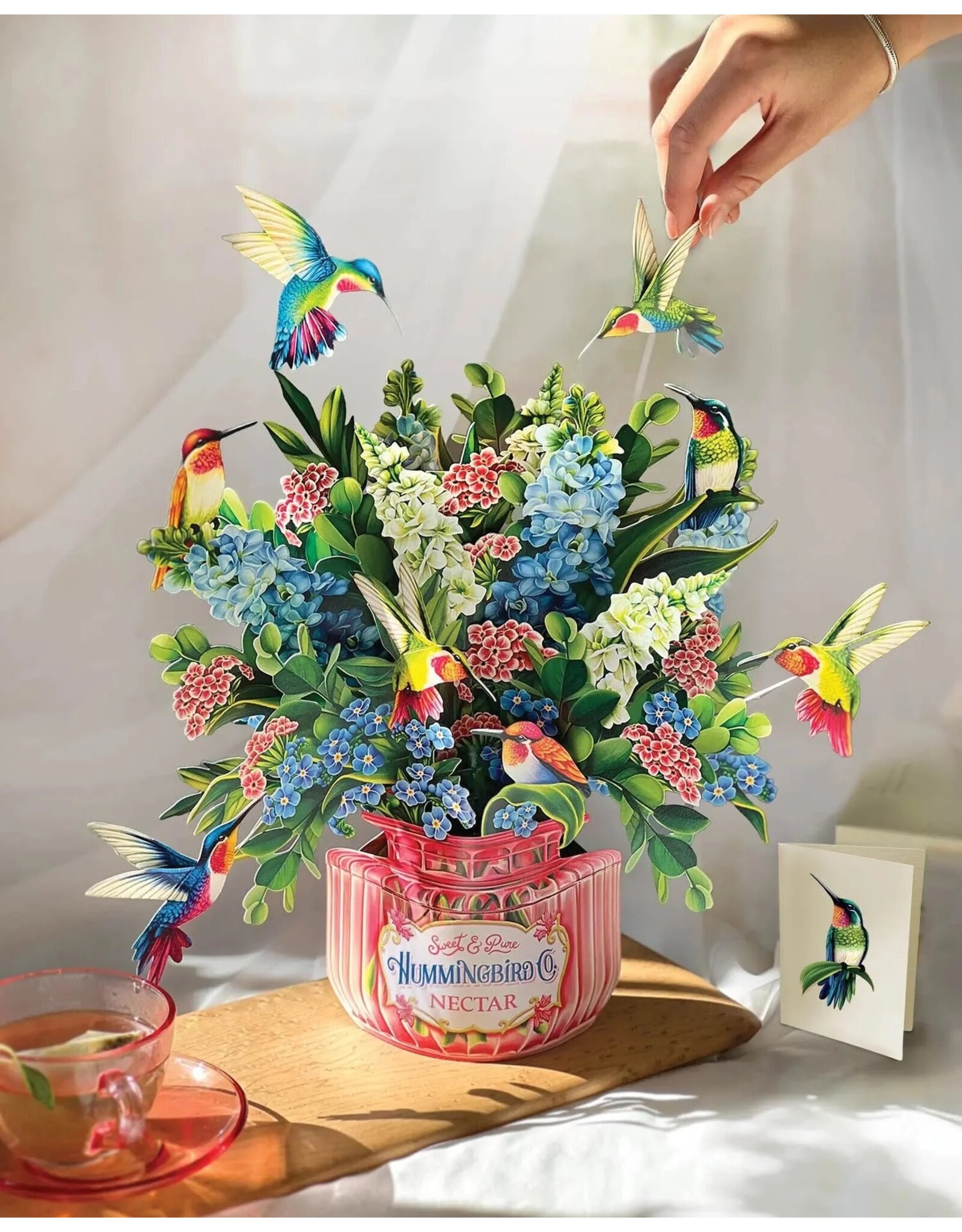 FreshCut Paper Pop Up Cards | Hummingbird Oasis Pop-Up Card
