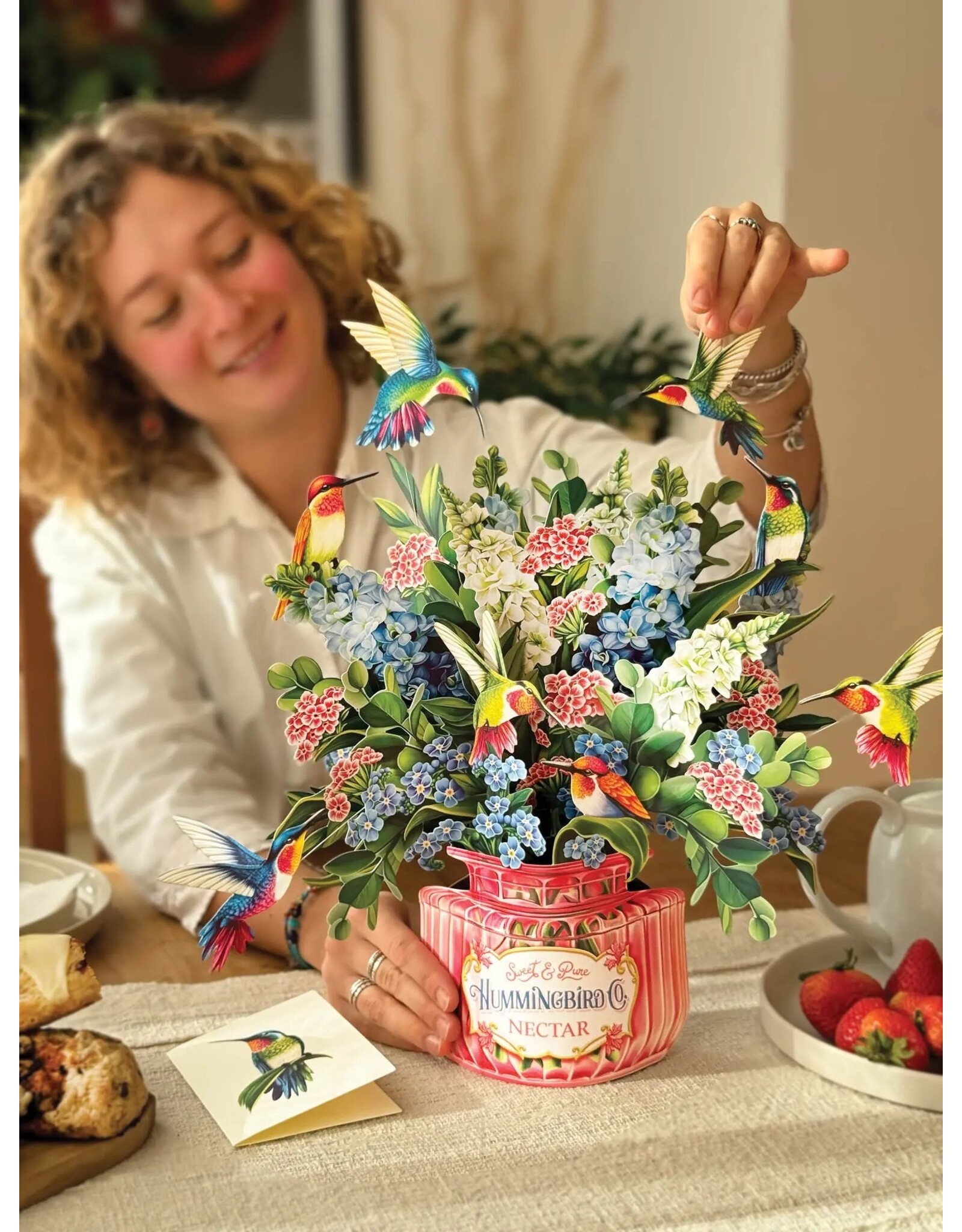 FreshCut Paper Pop Up Cards | Hummingbird Oasis Pop-Up Card