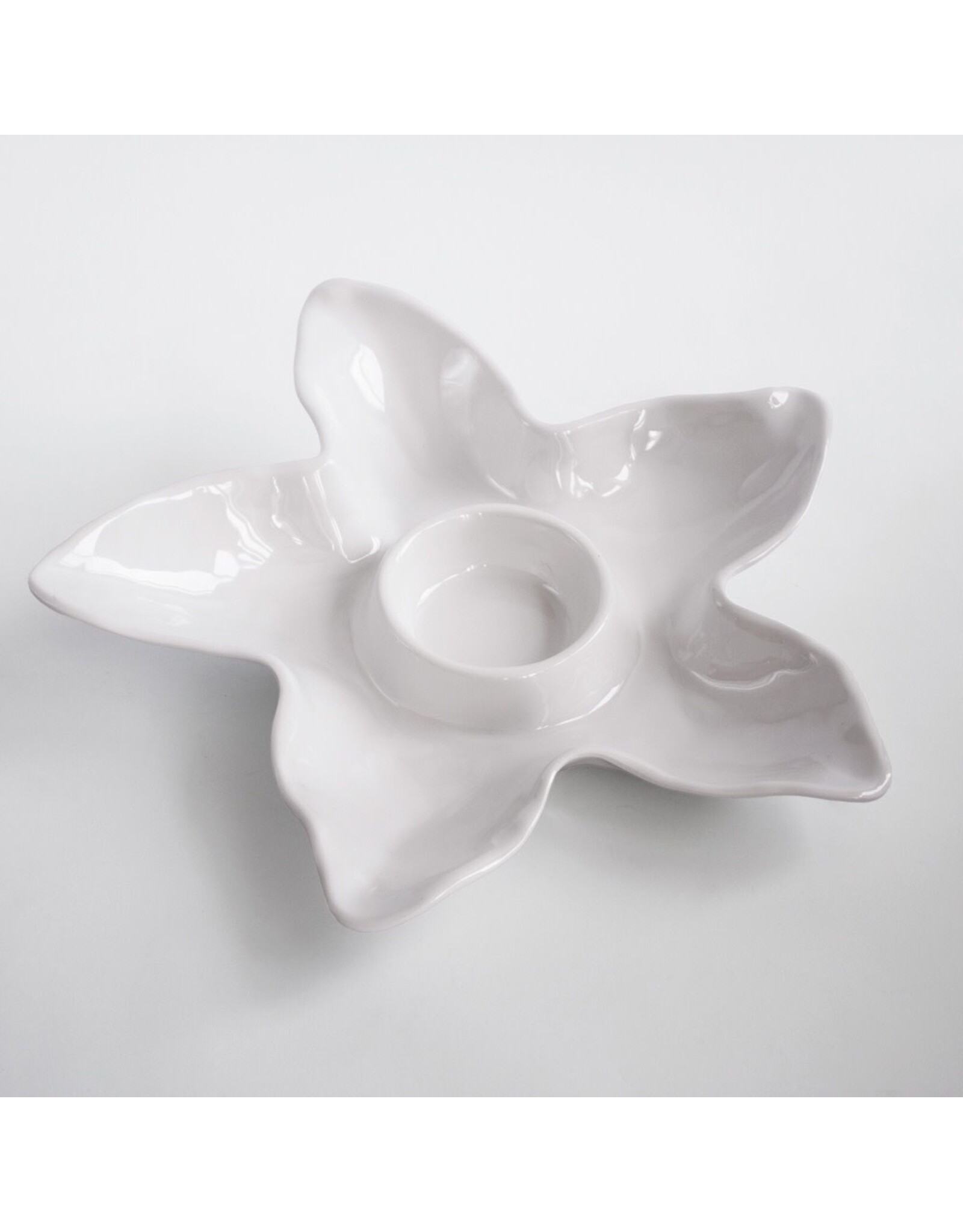 Beatriz Ball VIDA Ocean Starfish Chip And Dip | White Melamine