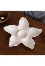 Beatriz Ball VIDA Ocean Starfish Chip And Dip | White Melamine
