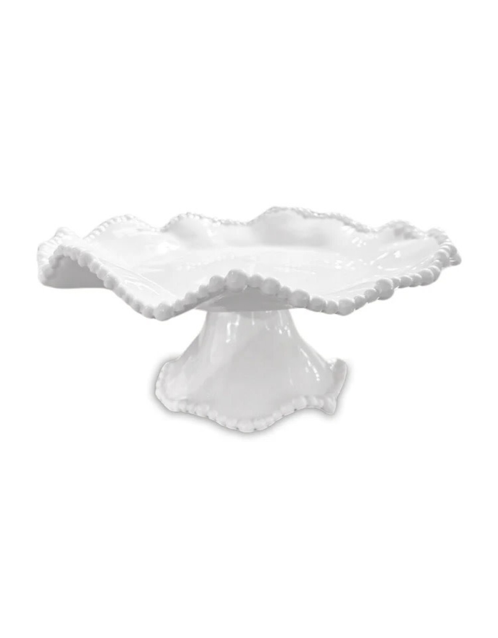 Beatriz Ball VIDA Alegria SM Pedestal Cake Plate To Dip Set WH Melamine