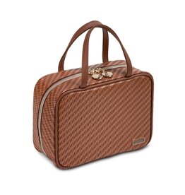 Stephanie Johnson Cosmetic Cases ML Traveler Rosewood Cognac