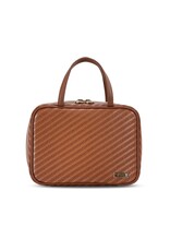 Stephanie Johnson Cosmetic Cases ML Traveler Rosewood Cognac