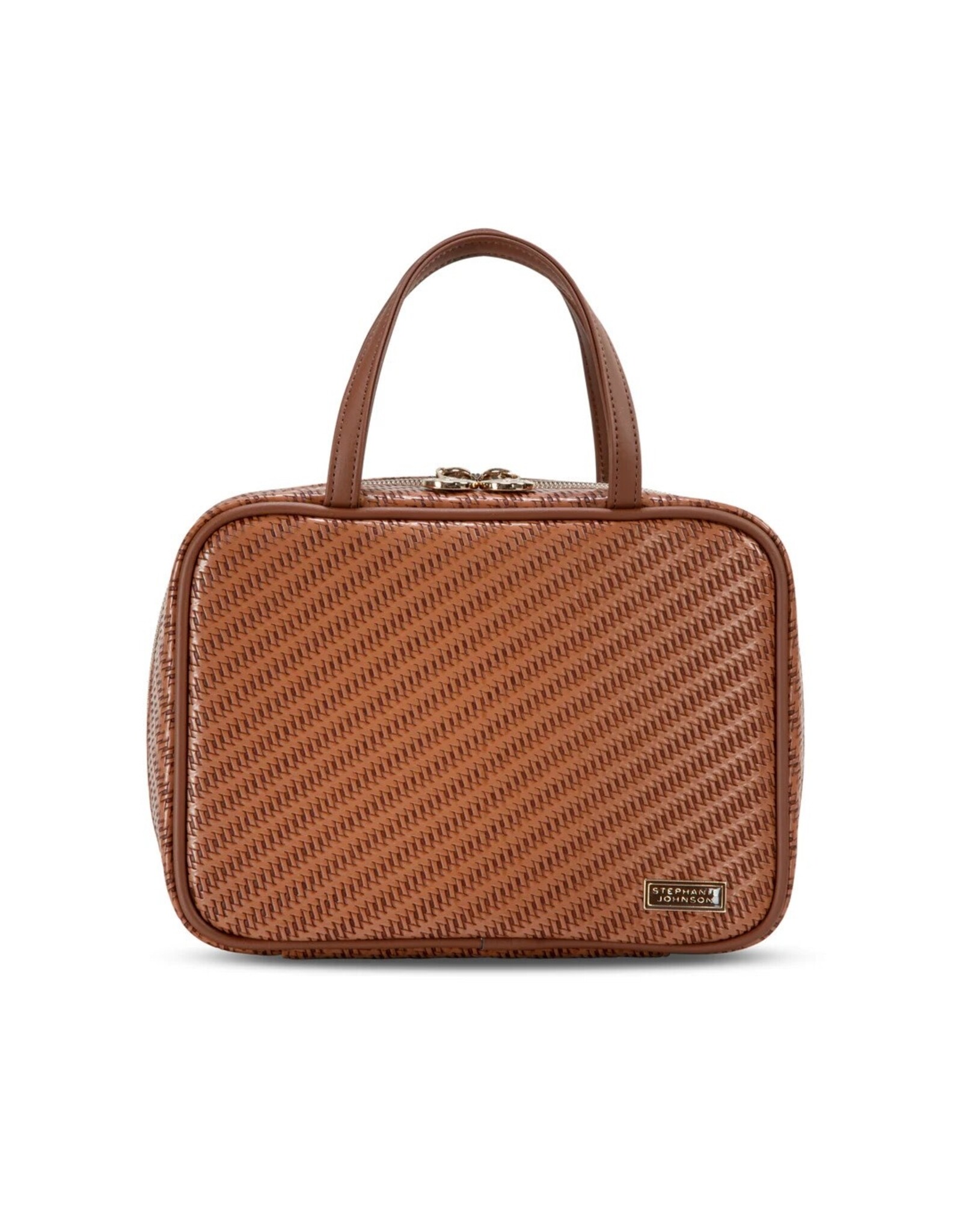 Stephanie Johnson Cosmetic Cases ML Traveler Rosewood Cognac