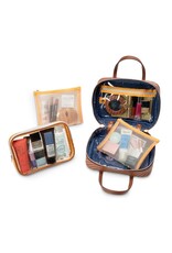 Stephanie Johnson Cosmetic Cases ML Traveler Rosewood Cognac
