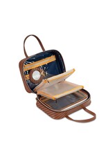 Stephanie Johnson Cosmetic Cases ML Traveler Rosewood Cognac