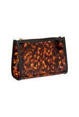 Stephanie Johnson Cosmetic Cases Medium Zip Miami Clearly Tortoise