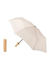 Vinrella Umbrella In A Bottle | Light Wood Wine Bottle Umbrella