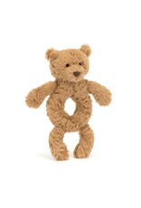 JellyCat Bartholomew Bear Ring Rattle