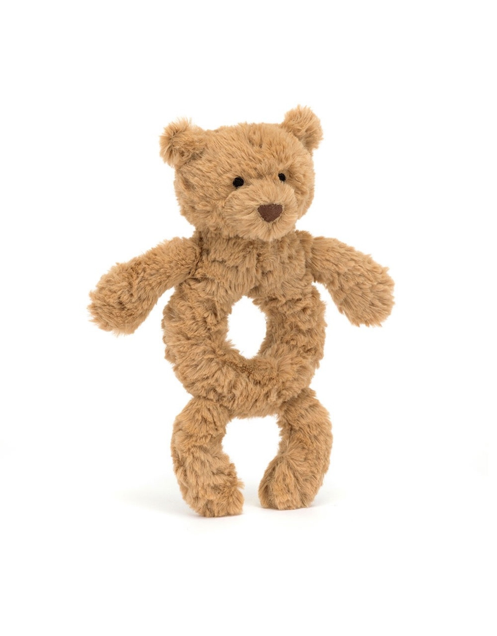 JellyCat Bartholomew Bear Ring Rattle