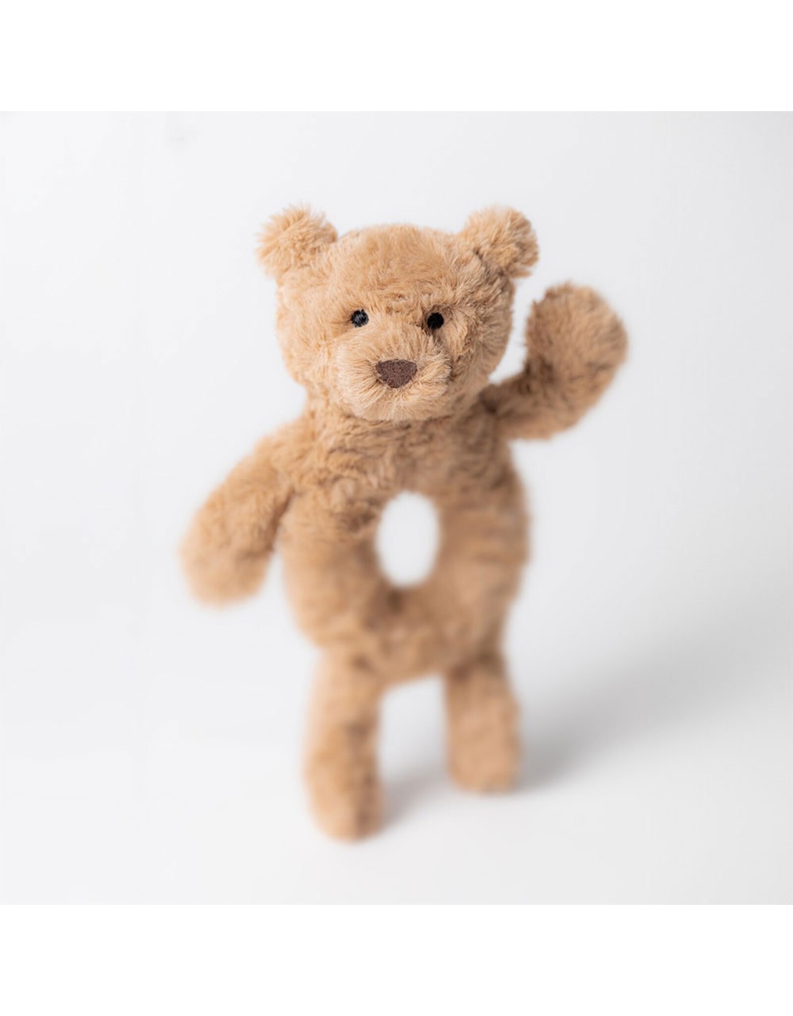 JellyCat Bartholomew Bear Ring Rattle