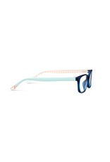 Reading Glasses Beach Read Navy-Summer Stripe +2.00