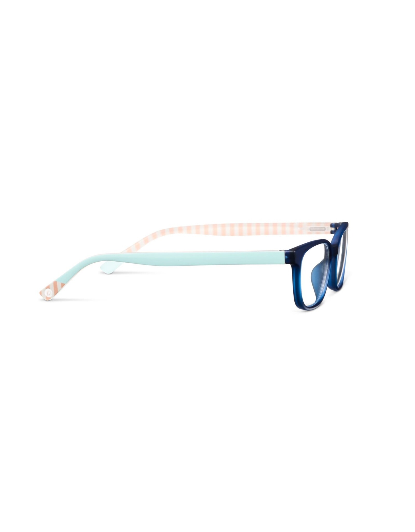 Reading Glasses Beach Read Navy-Summer Stripe +2.00