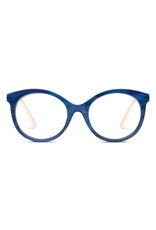 Reading Glasses Margot Navy Horn +2.25