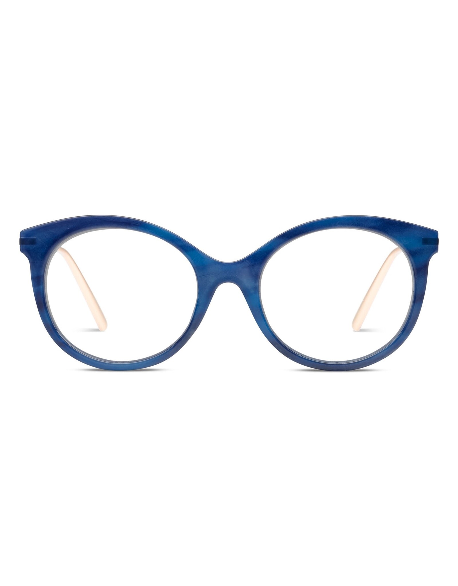 Reading Glasses Margot Navy Horn +2.25