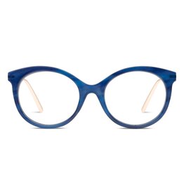 Reading Glasses Margot Navy Horn +2.25