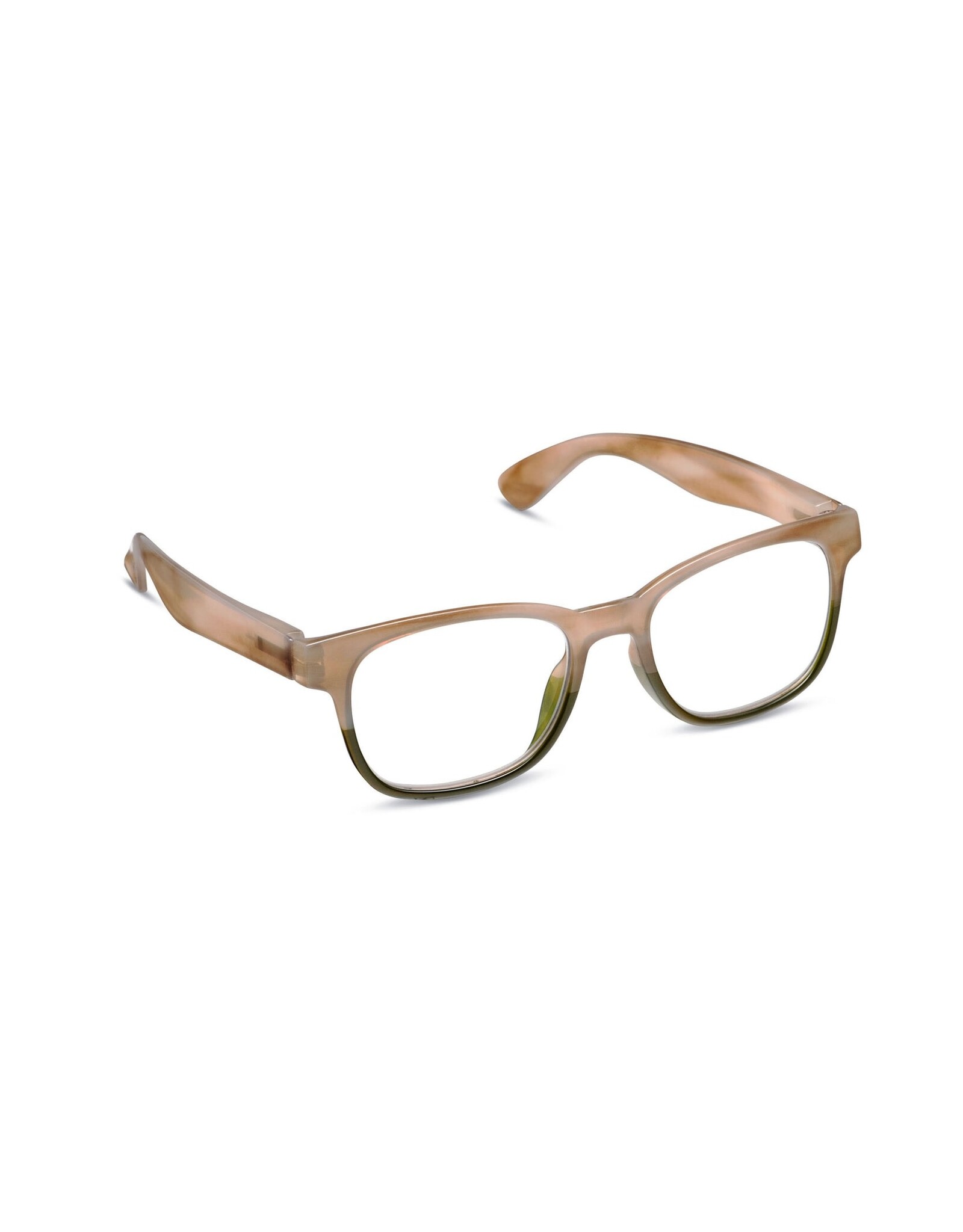 Reading Glasses Waverly Chai Horn-Green +2.00