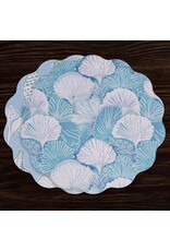 Beatriz Ball Reversible Round Placemats 15.5" Set of 4 Shells N Scallops