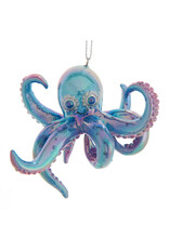 Kurt Adler Colorful Iridescent Octopus Ornament 4 Inch