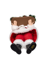 Kurt Adler Fabriche Wine Santa Table Piece 10.5 Inch