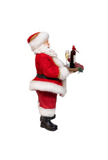 Kurt Adler Fabriche Wine Santa Table Piece 10.5 Inch